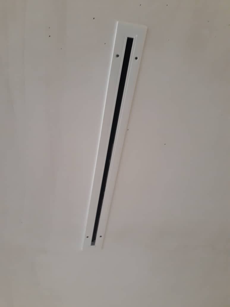 دریچه خطی با زاویه صفر درجه نصب شده (4)